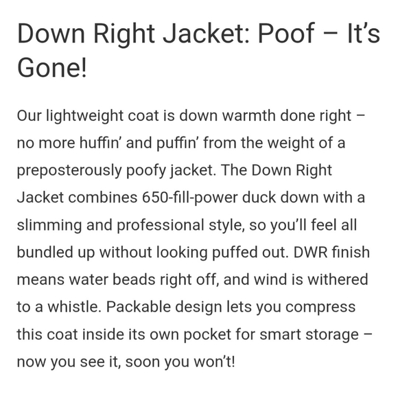 LIKE NEW Duluth Trading Co Down Right Jacket Woman's L Moss - Picture 12 of 14